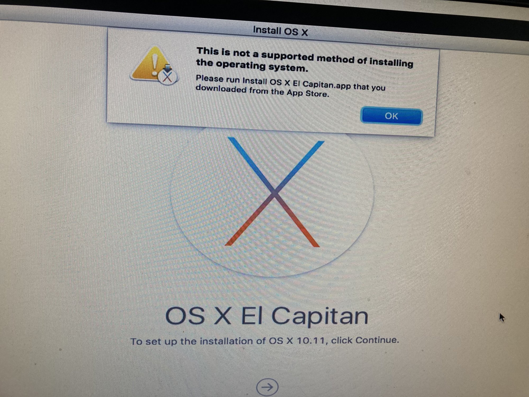 Reinstall El Capitan