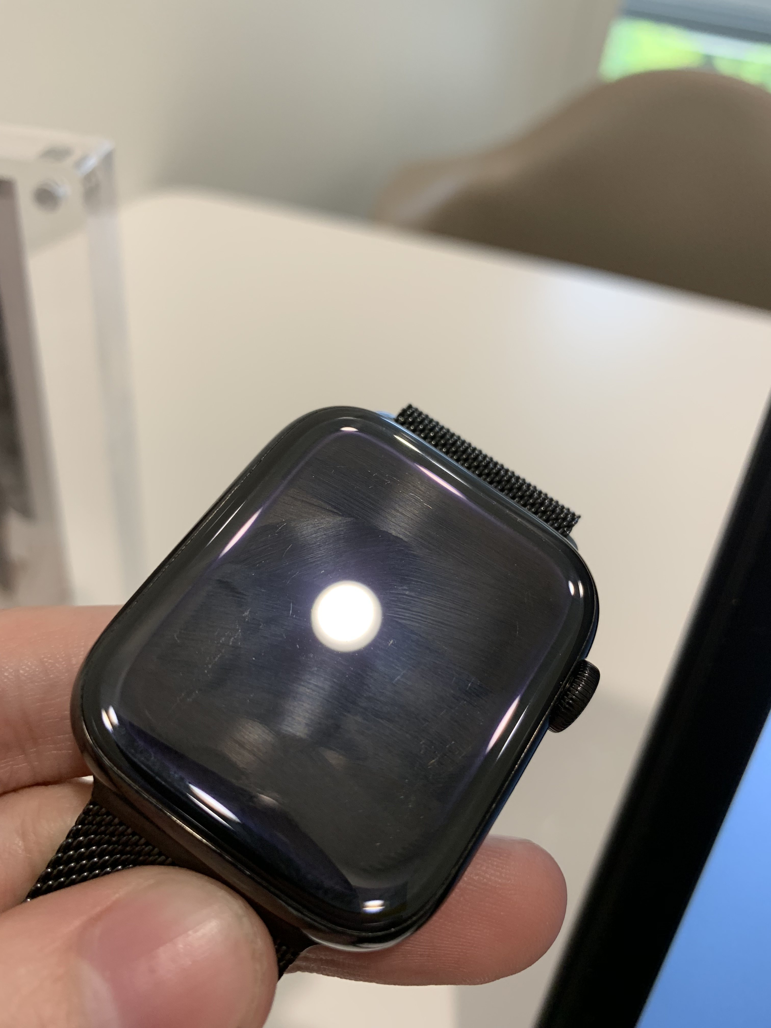 Apple watch sapphire scratch sale