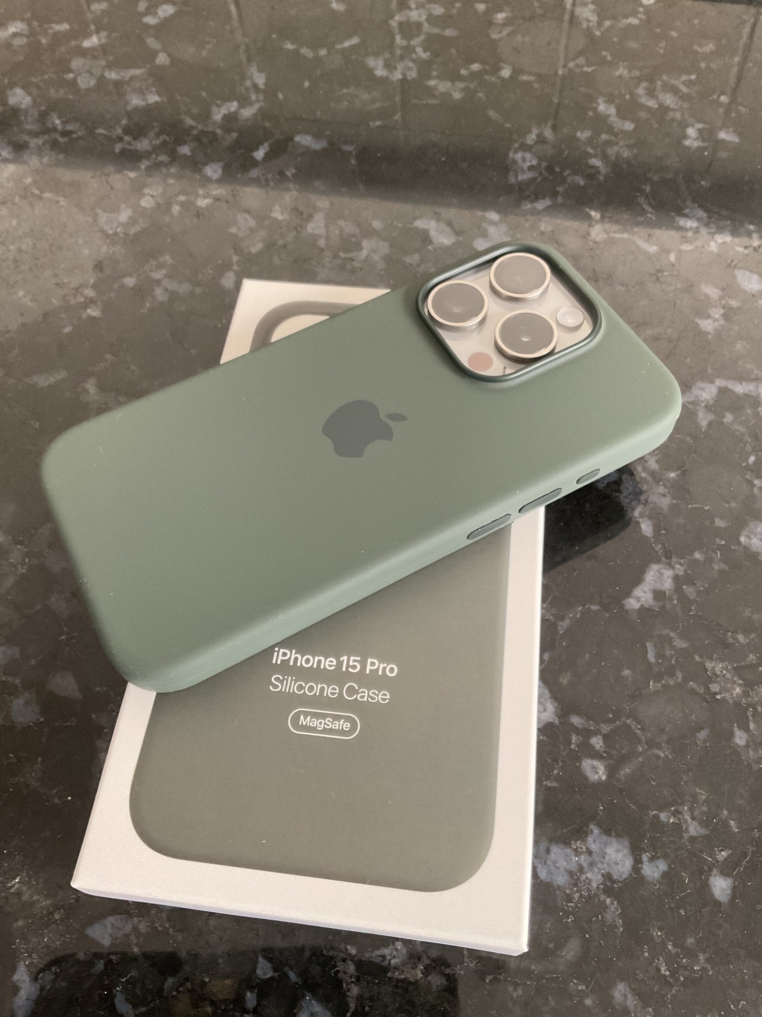 What case did you pair your iPhone 15 Pro Natural Titanium with?