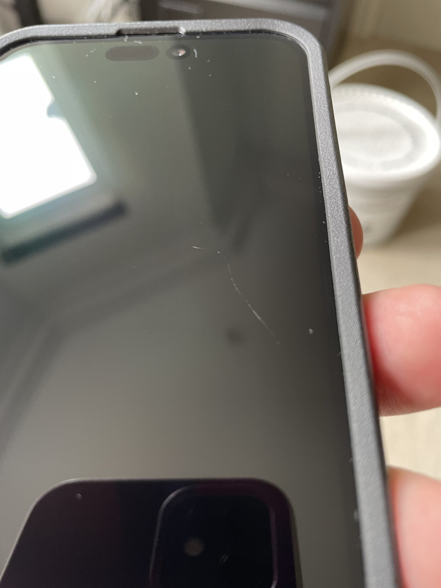 Are you tired of dealing with scratches on your iPhone 14 Pro Max scre, Screen  Scratch Remover