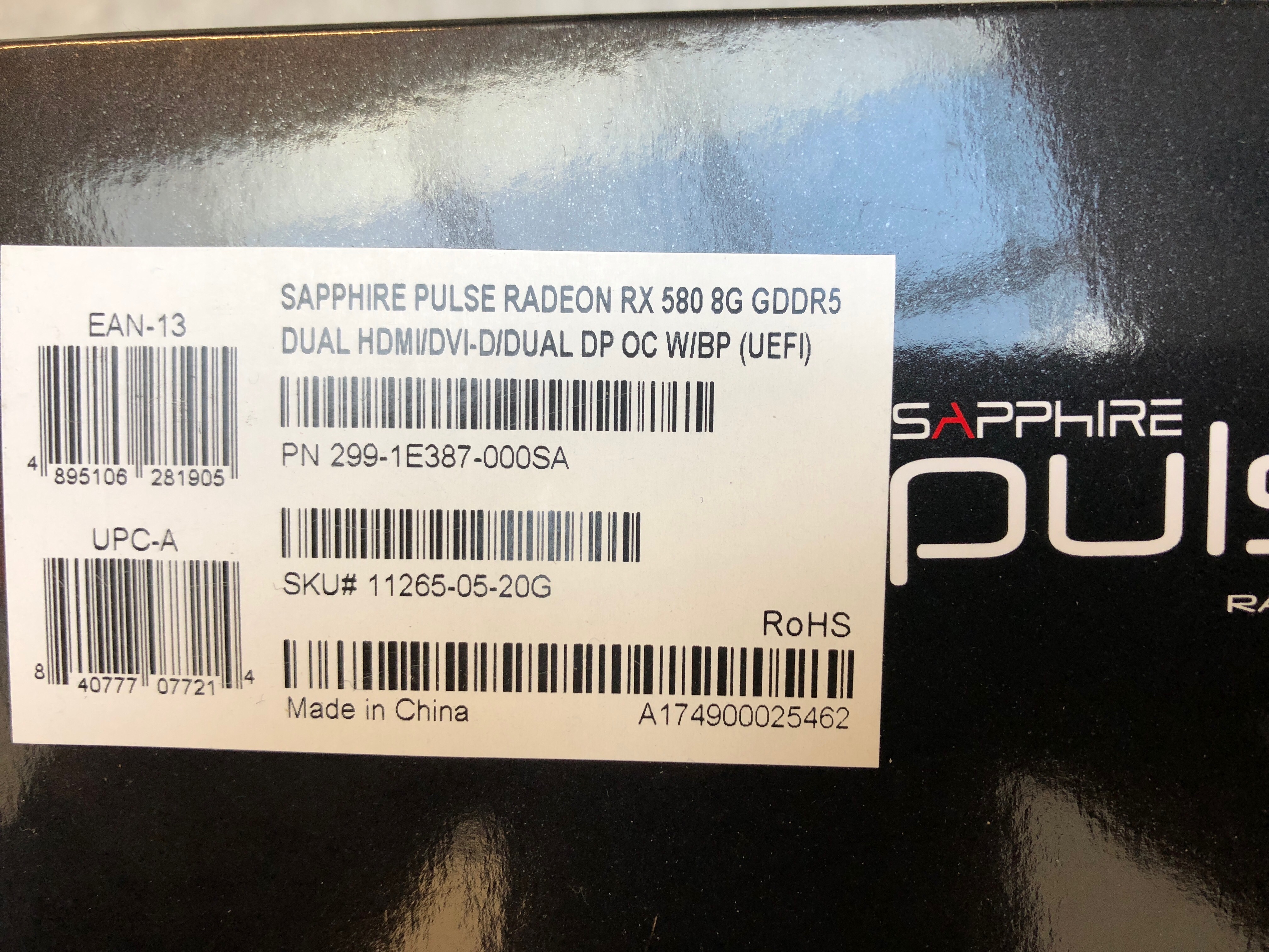 Turn A New Sapphire Rx580 Pulse Into The Mac Edition Card Macrumors Forums