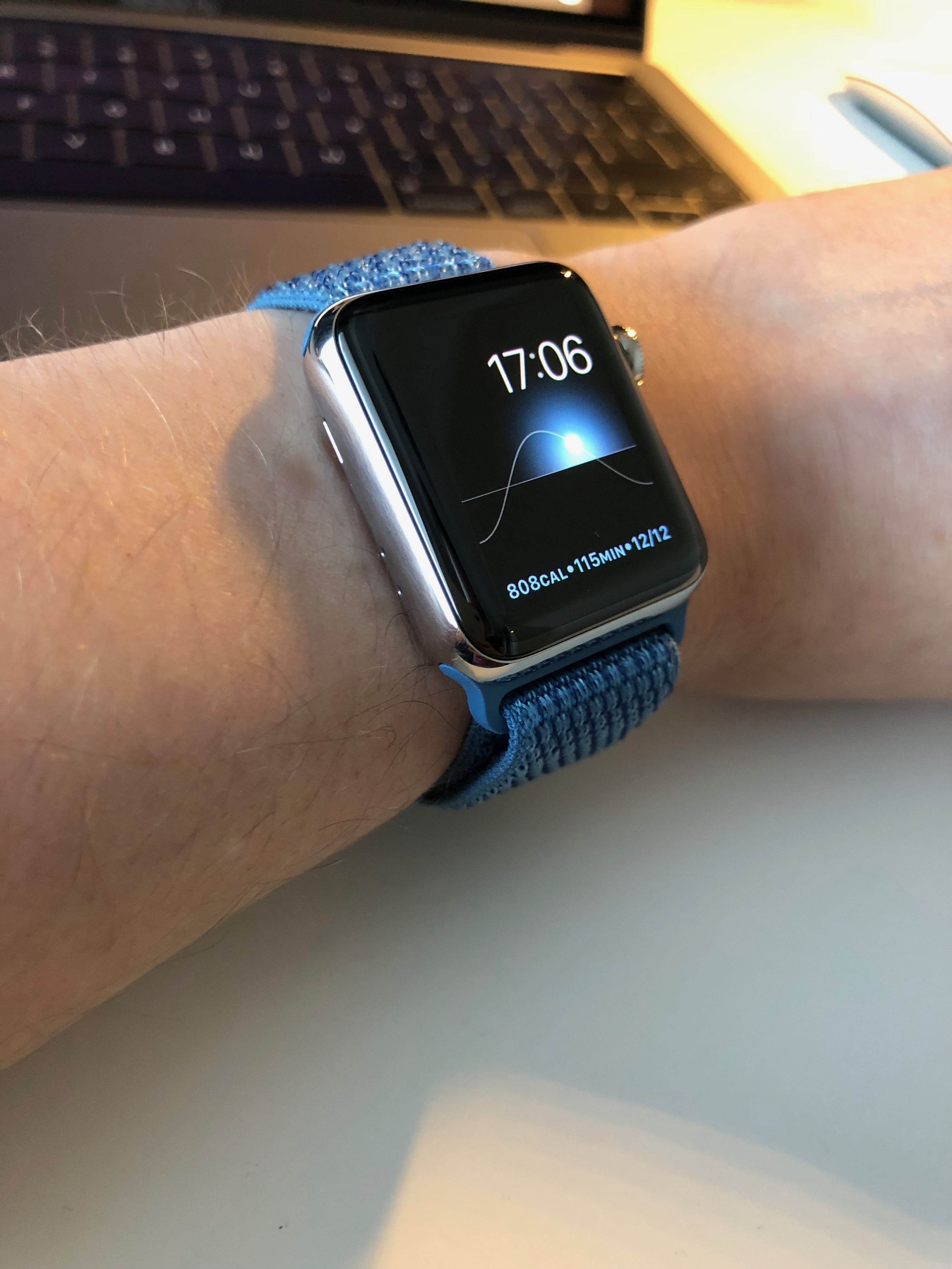 apple watch cape cod blue sport loop