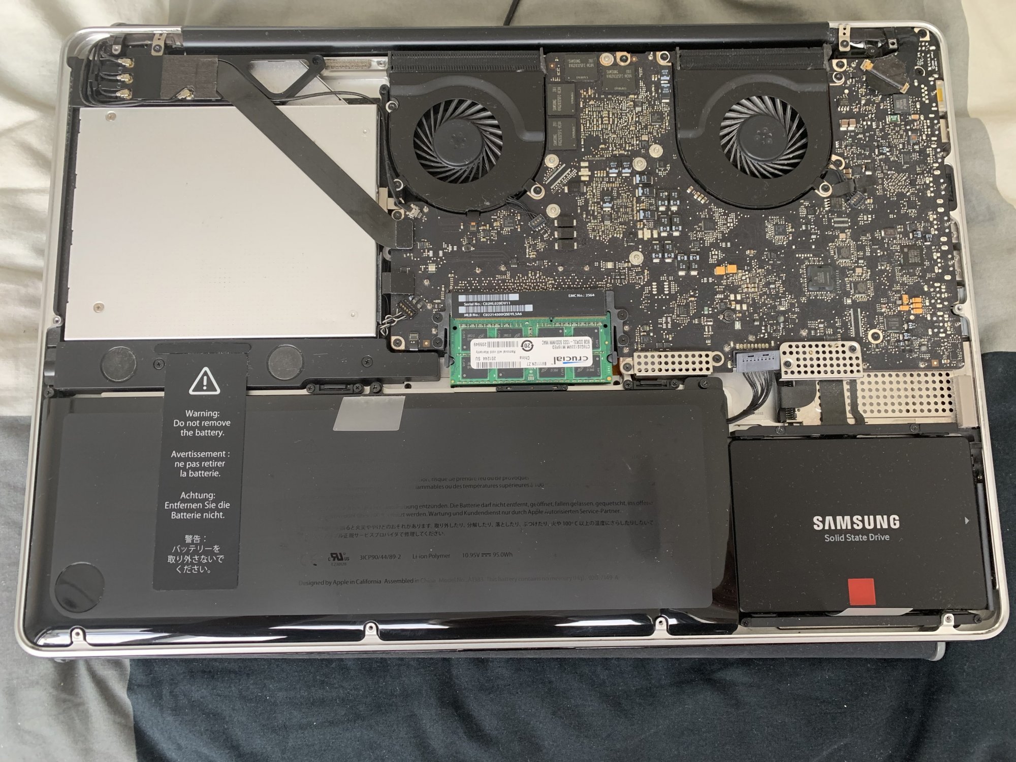 Late 11 A1297 17 Mbp Battery Trackpad Help Macrumors Forums