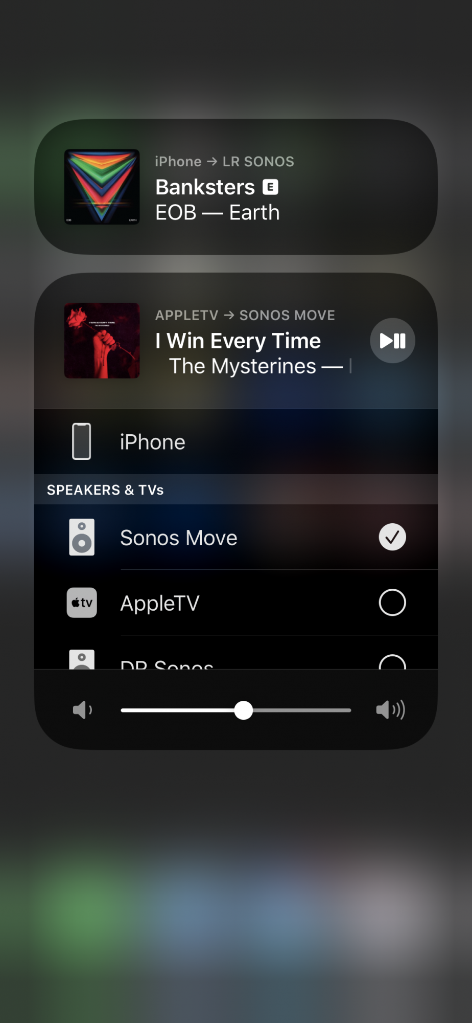 sonos homekit integration