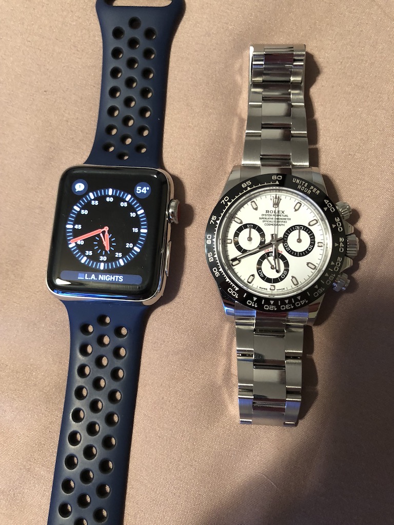 rolex and apple watch