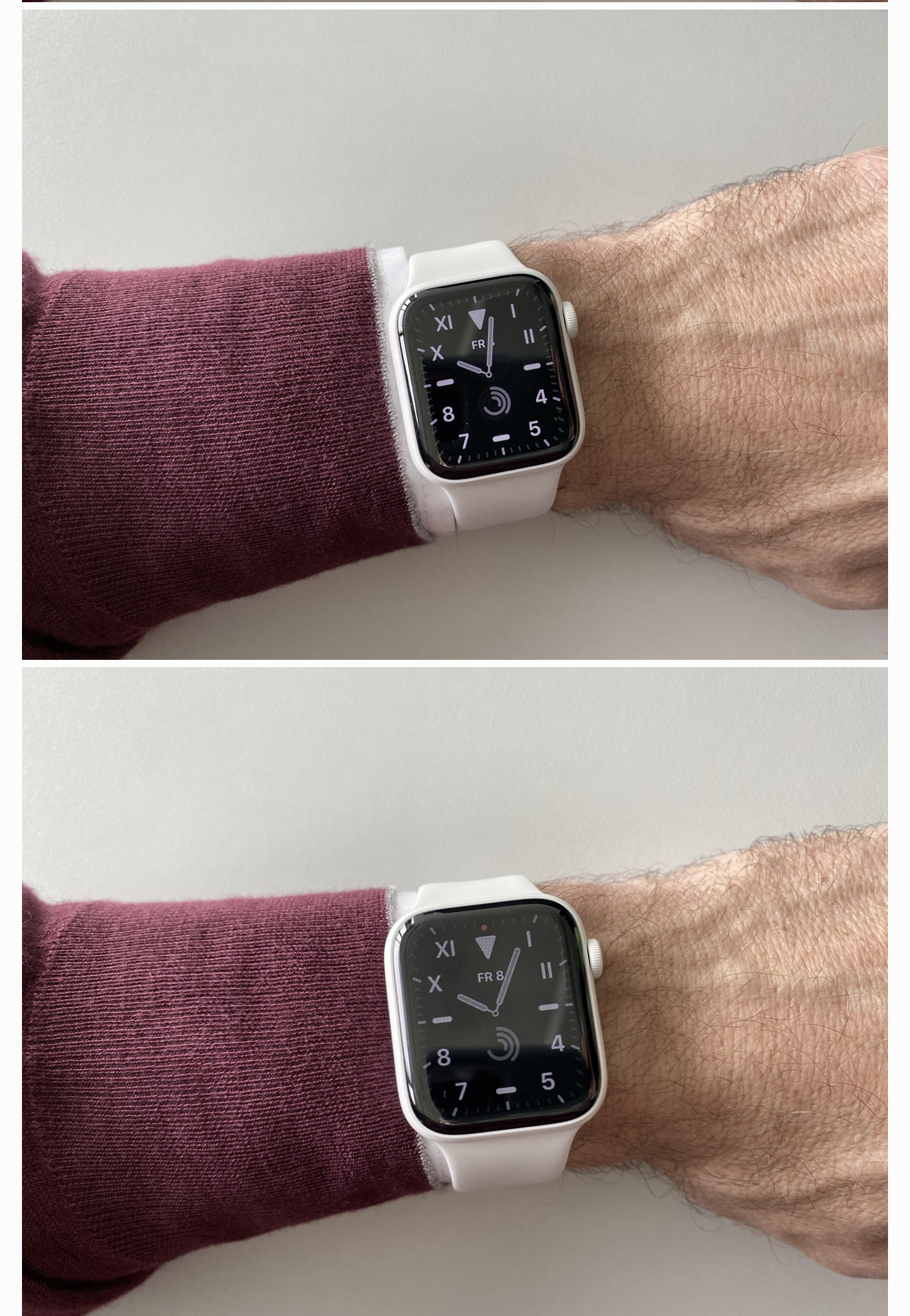 i watch 6 40mm vs 44mm