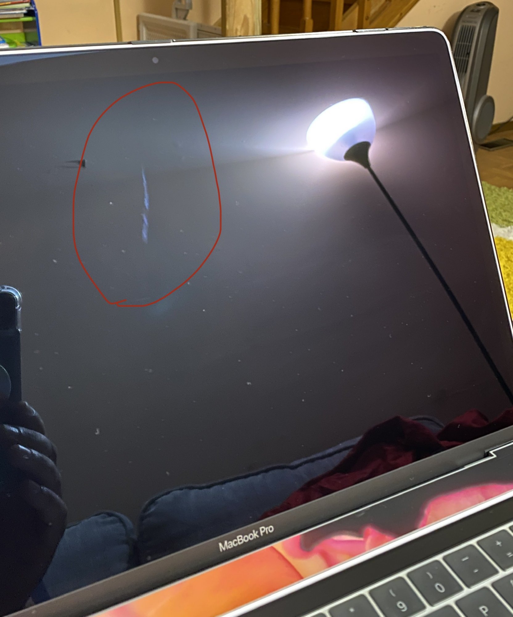 please help! scratched screen MBP