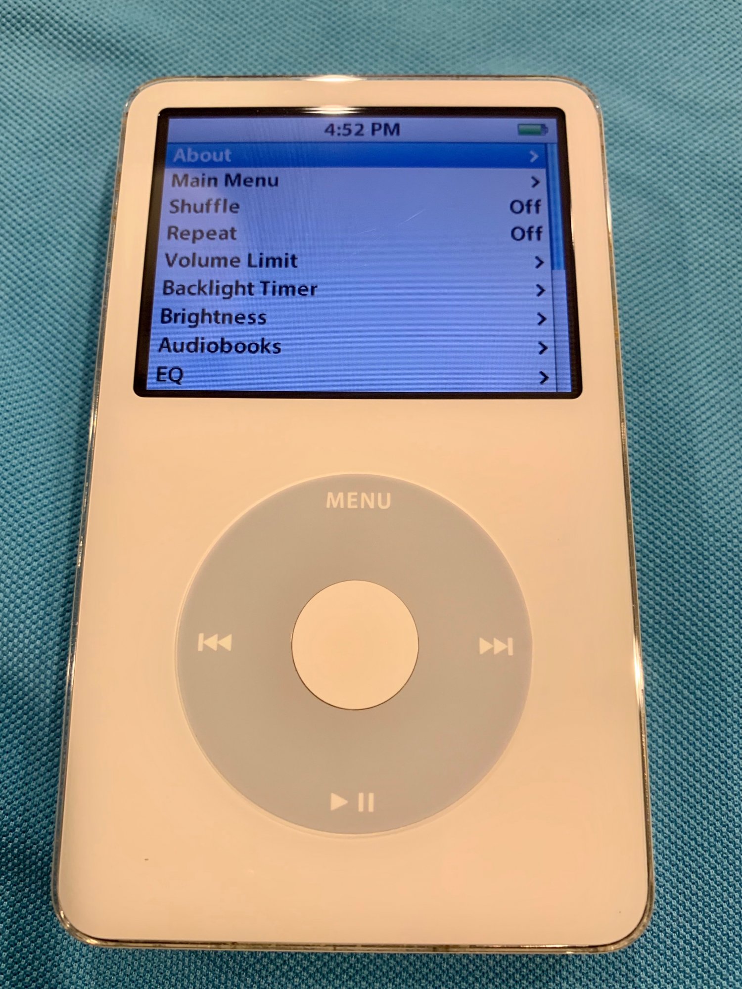 eventyr Jeg spiser morgenmad Prestigefyldte 80 gb iPod (5th generation Late 2006) | MacRumors Forums