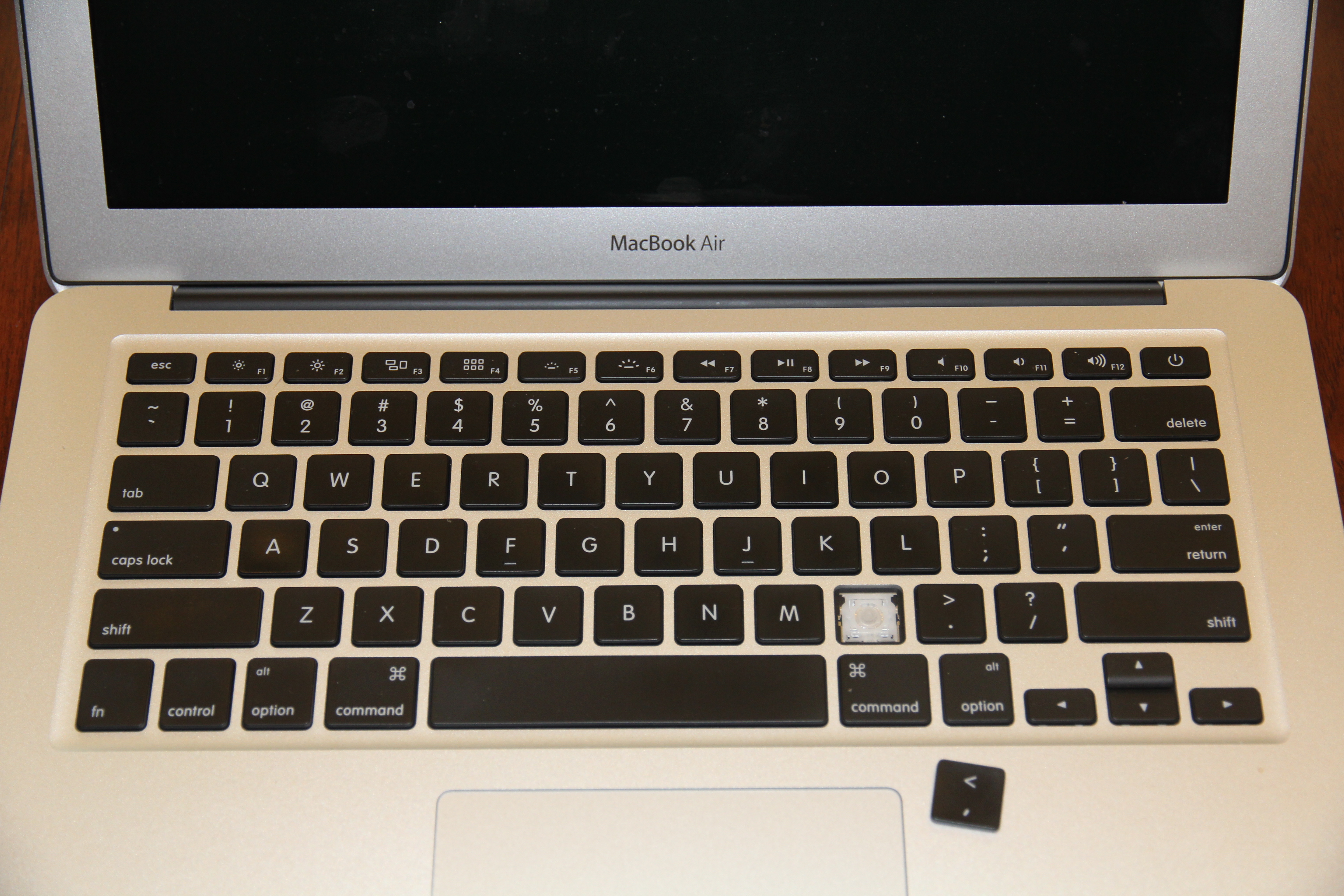 macbook keys wearing off