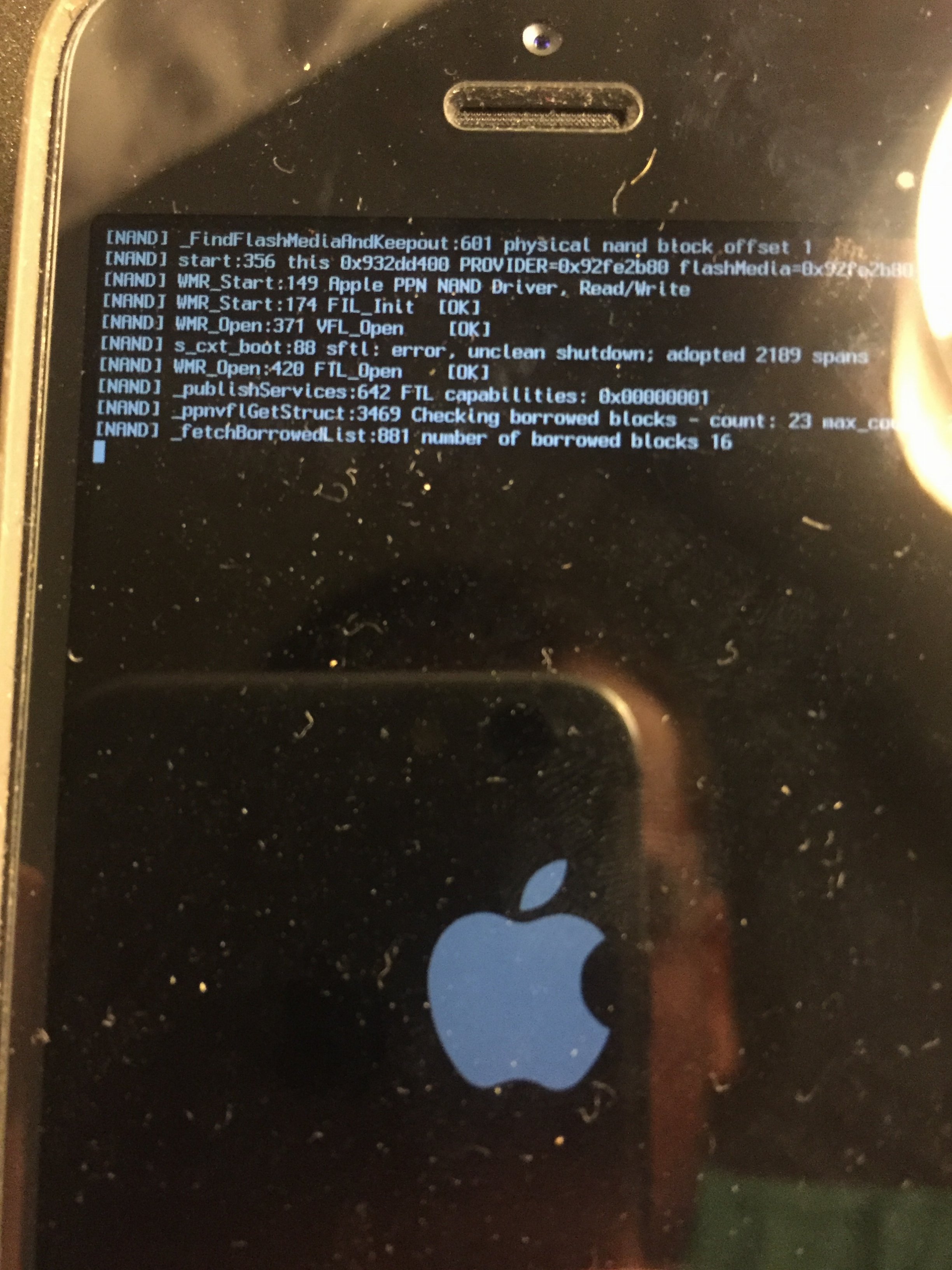 iPhone 5 water damage - stuck on black screen | MacRumors Forums