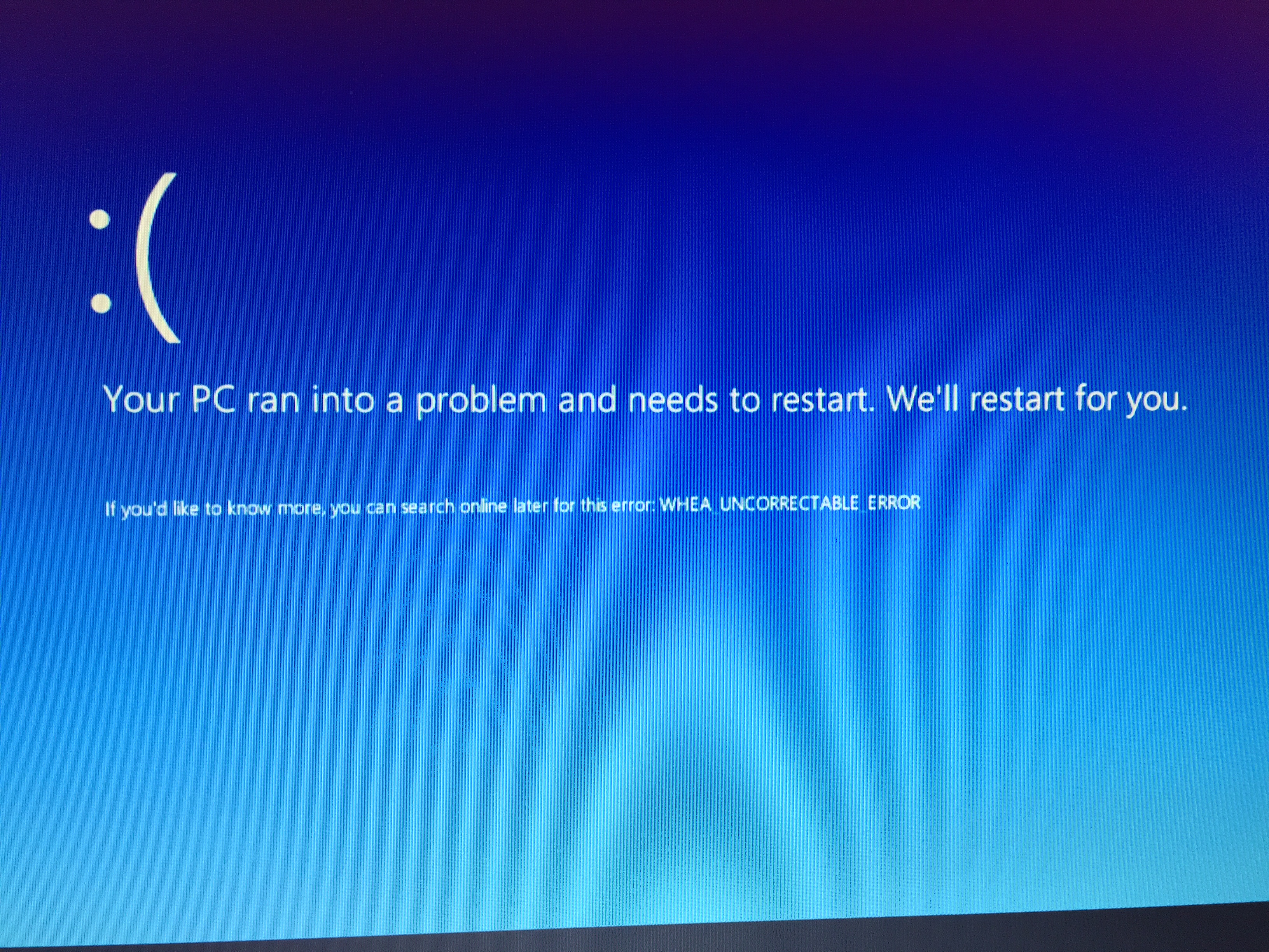 Https system error. Ошибка на компьютере. Ошибка виндовс 10. Синий экран. Синий экран Whea uncorrectable Error.