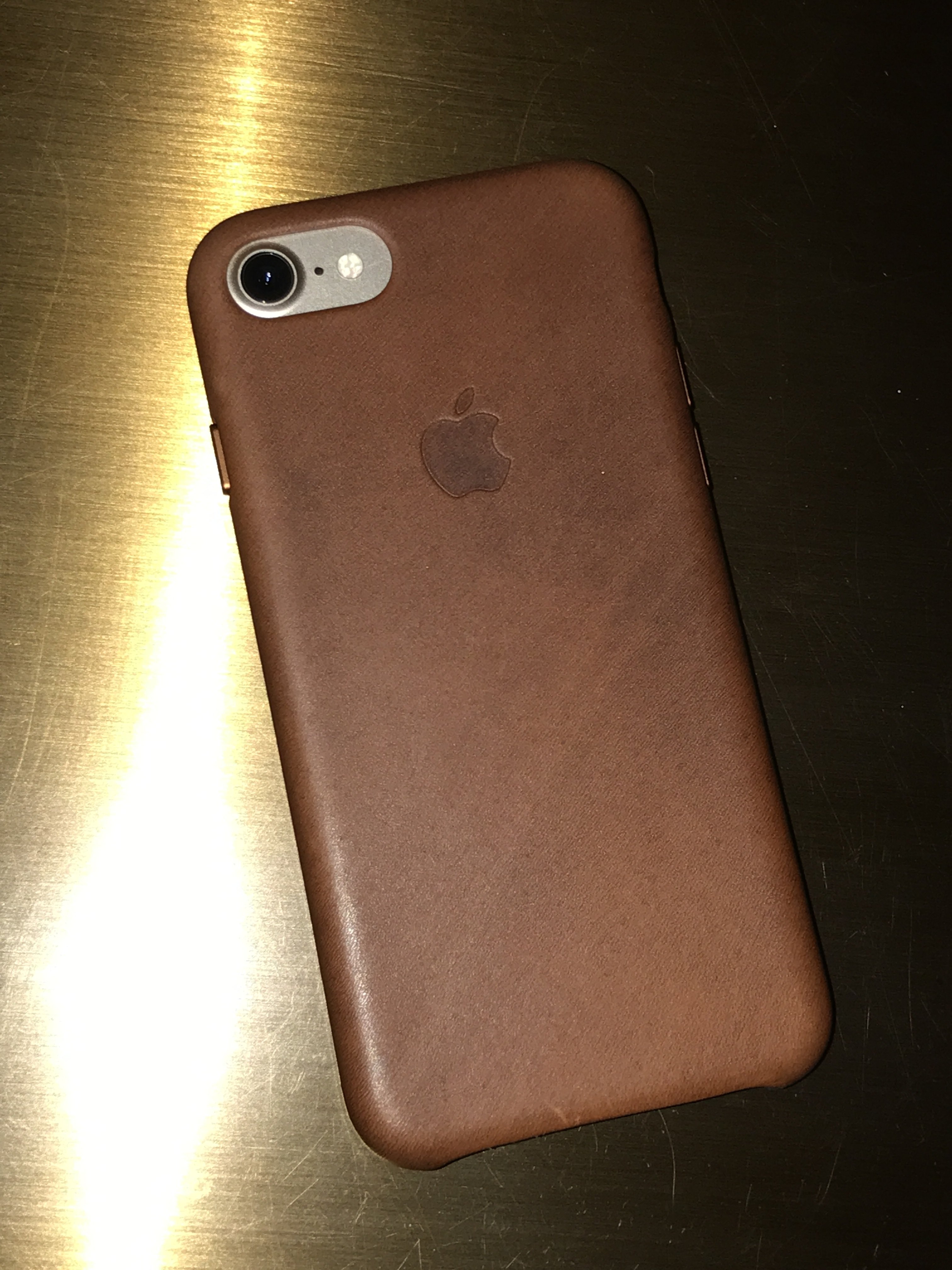 Apple leather case iphone 7 deals