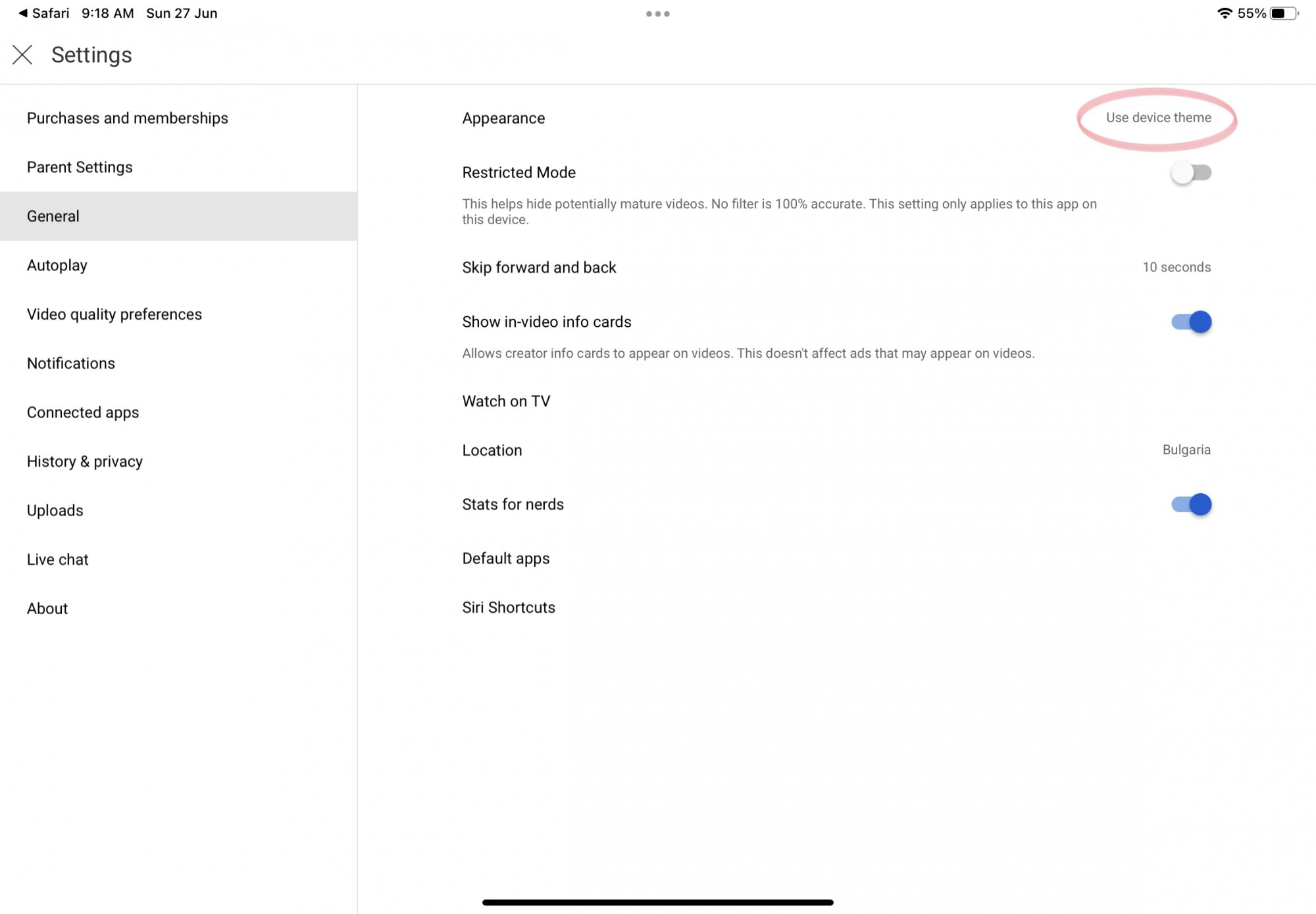 Who here has native dark mode for youtube app macrumors forums