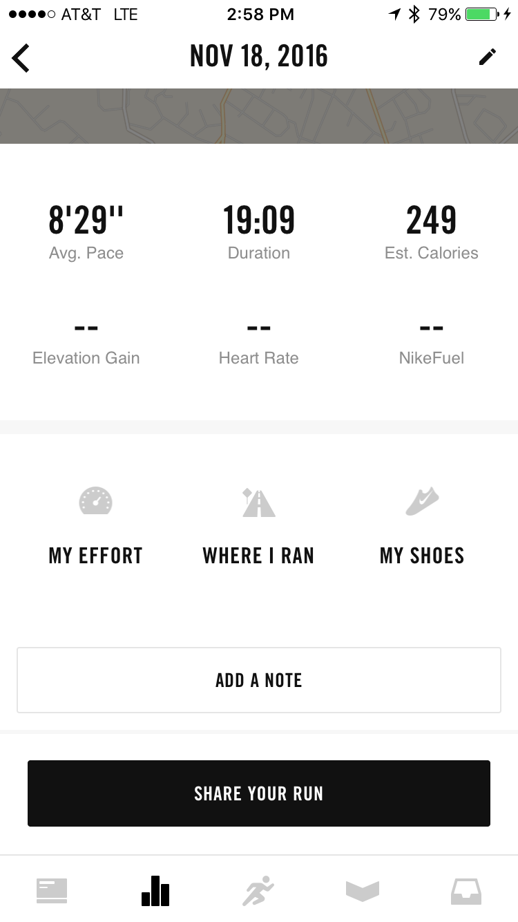 Nike Run Club / AppleWatch / Polar BT 