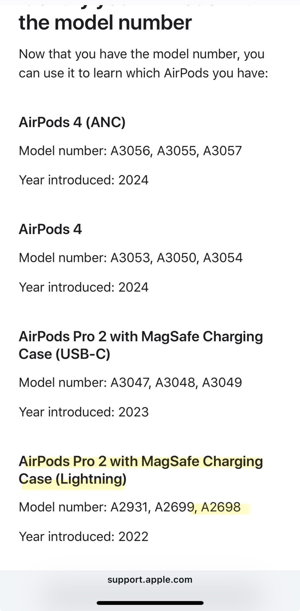 AirPods Pro 2 - Model Numbers 🤔 | MacRumors Forums AirPods Pro 2 - Model Numbers 🤔 | MacRumors Forums