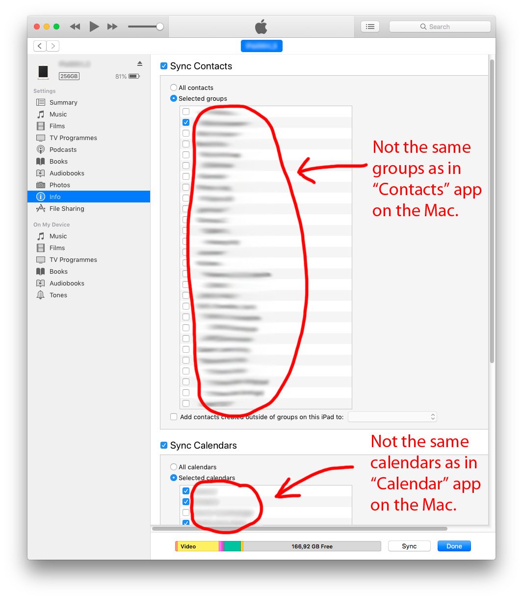 Itunes different from calendar and contacts.png