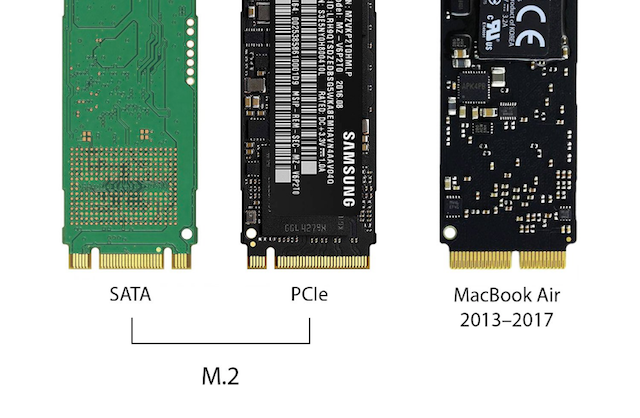 MacBookAir propriety flash storage connecter.png