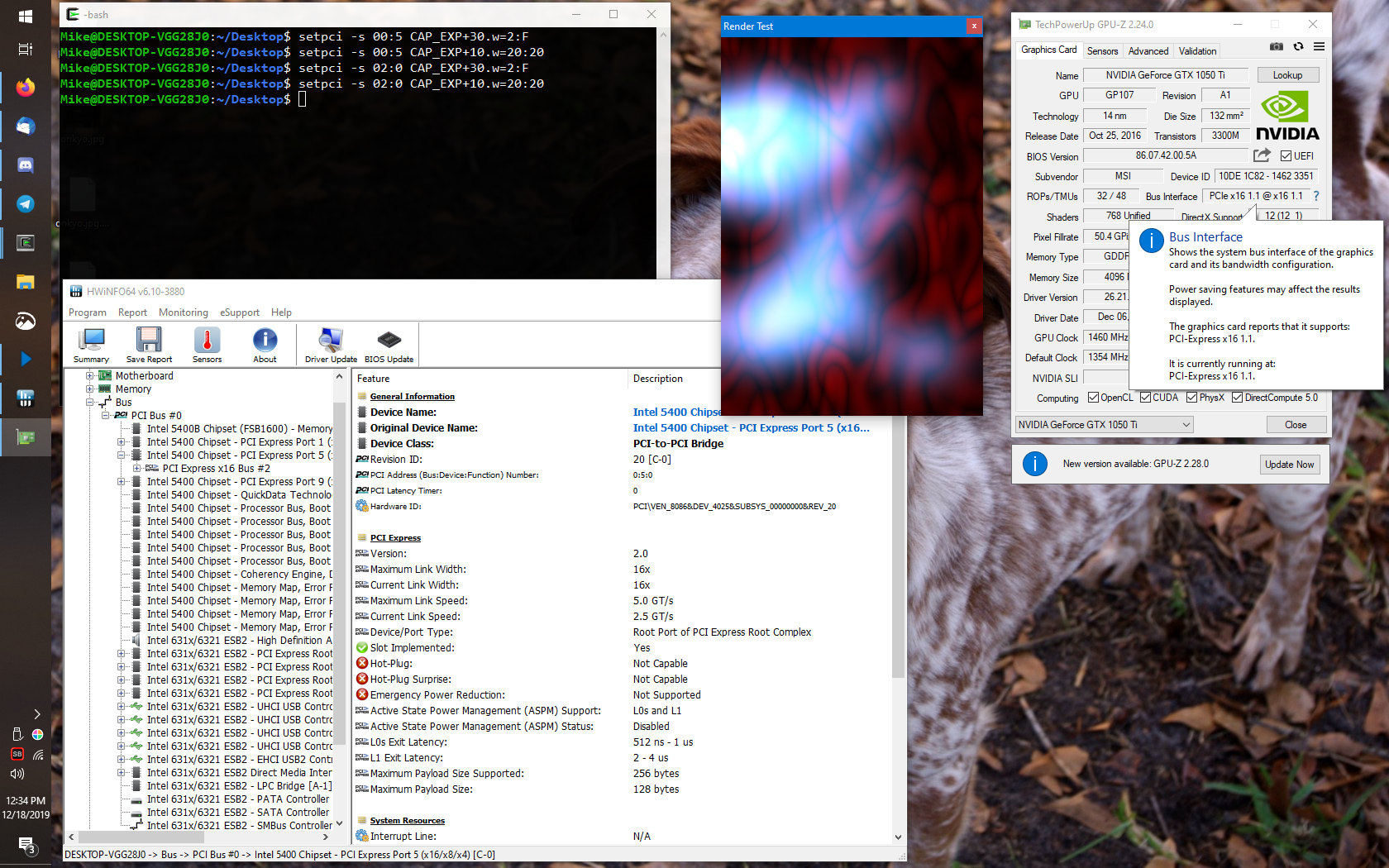 Using Setpci To Set Gpu Pci E Speed Macrumors Forums