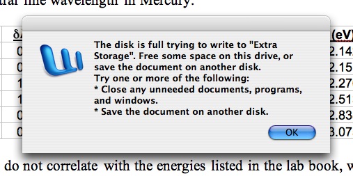 Excel 2008 For Mac Keeps Saying Not Enough Memory