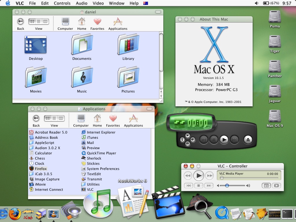 mac os x v10 1 puma