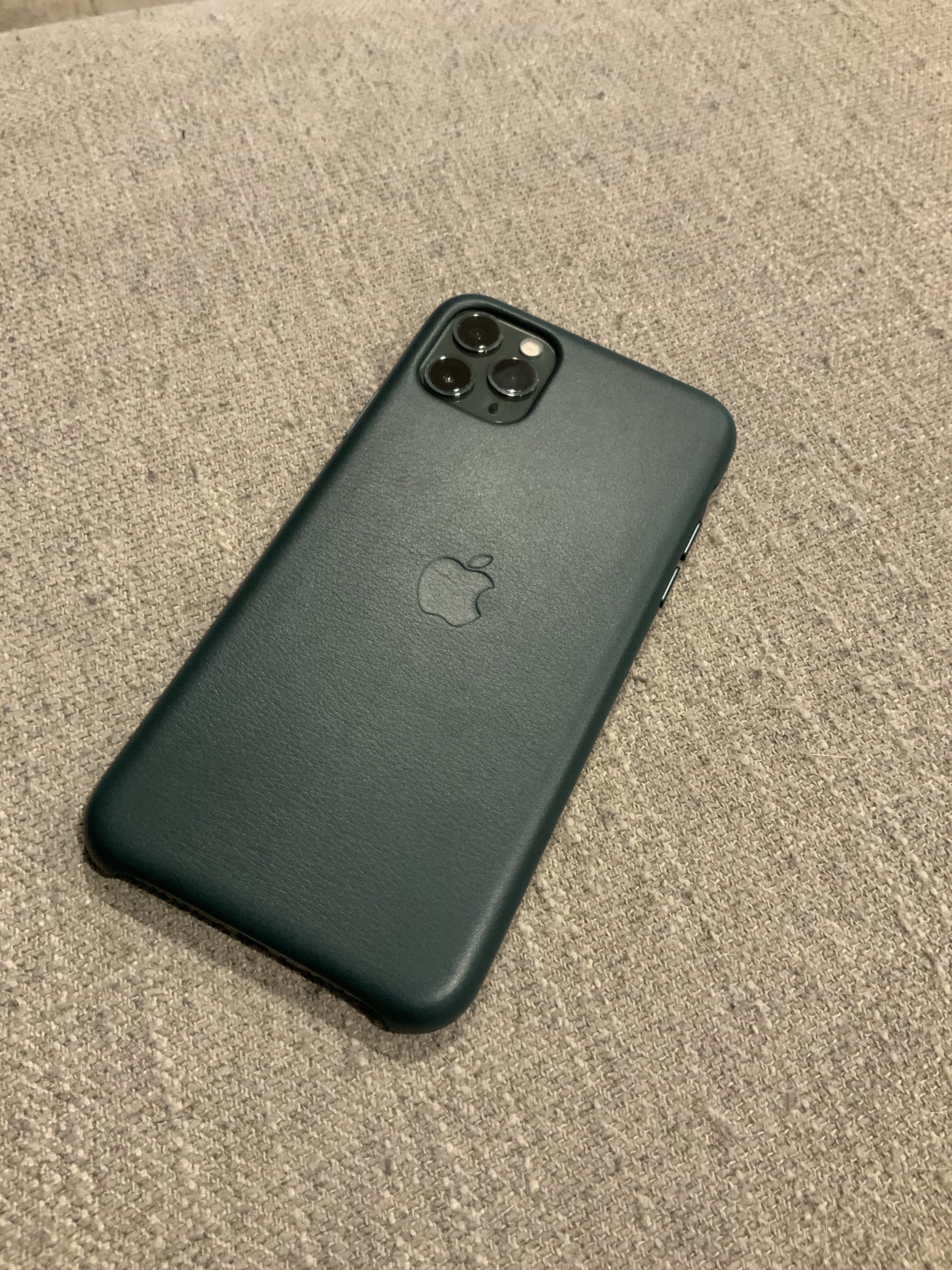 Noministnow: Iphone 11 Pro Max Green Leather Case