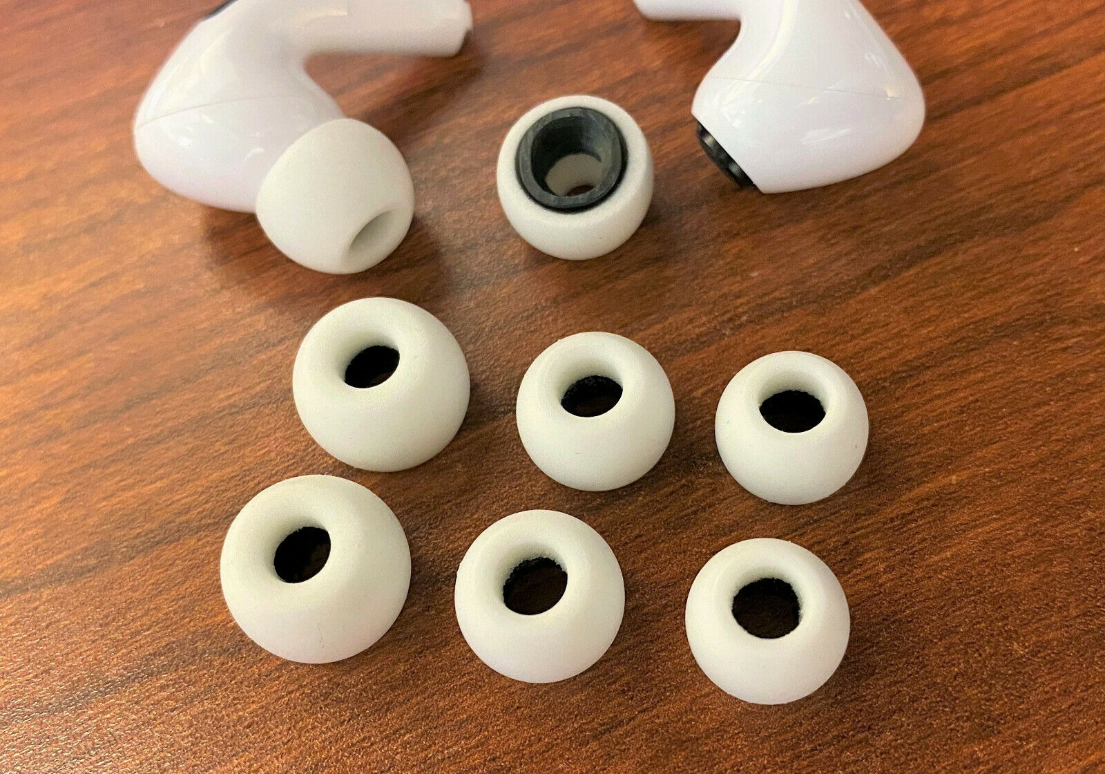 How I Modded the Silicone Tips of AirPods Pro with a Memory Foam Layer -  MacStories