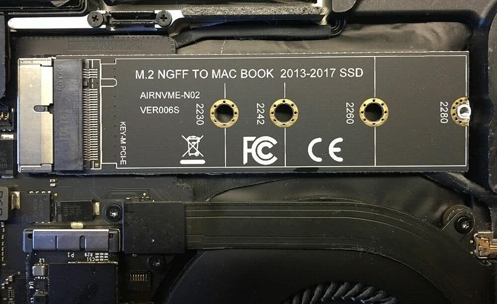 MacBook Air 2013 + M.2 SSD Upgrade Success | MacRumors