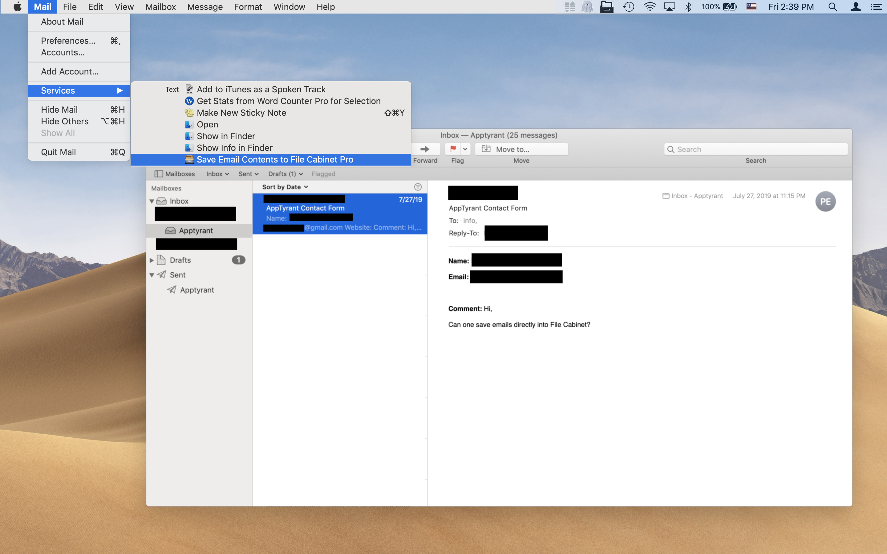 SaveEmailToFCPServiceScreenshot5.png