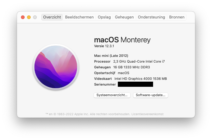 2012 Mac Mini - What MacOS Version To Use? | MacRumors Forums