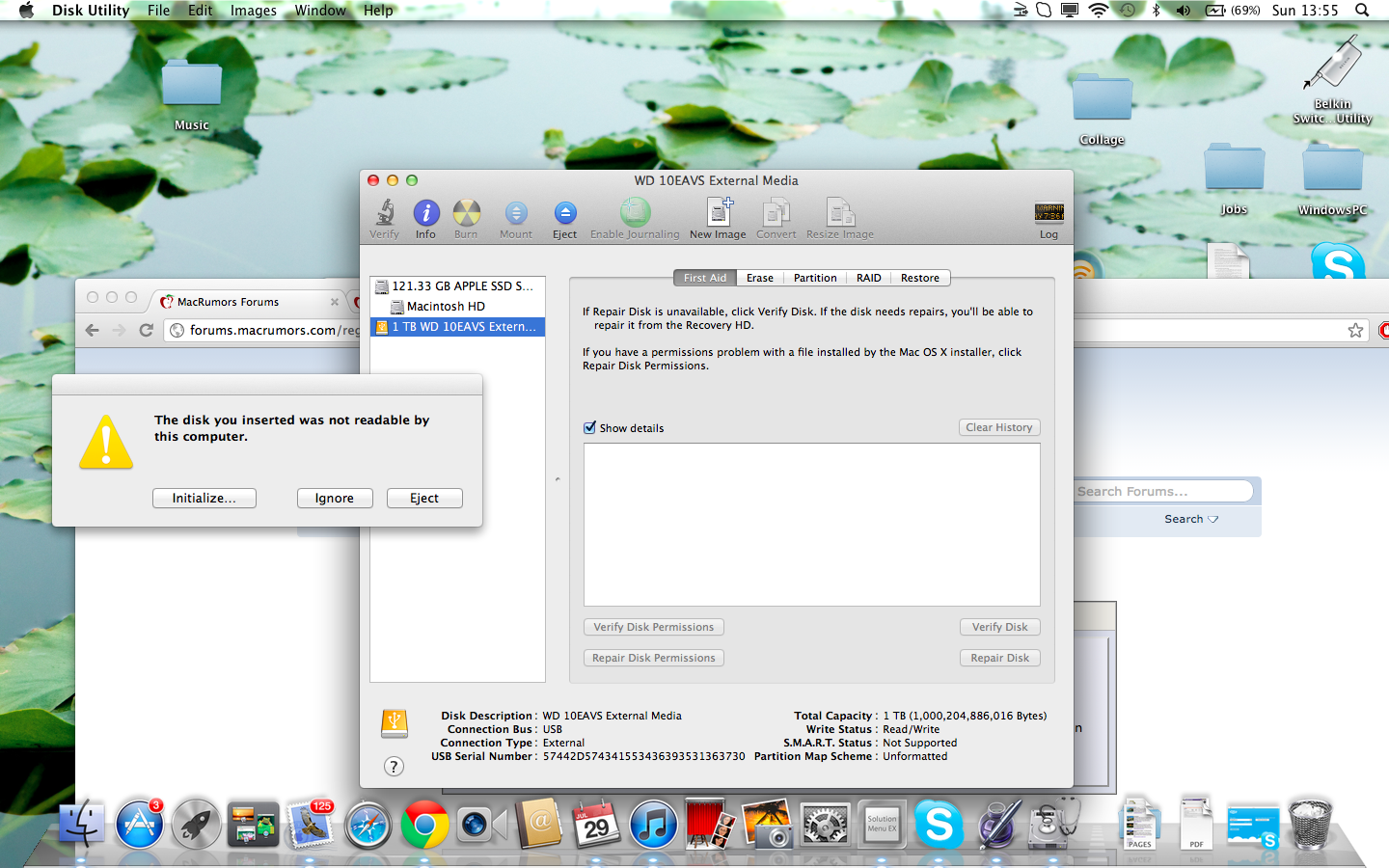 External Hard drive not readable by Macbook Air MacRumors Forums
