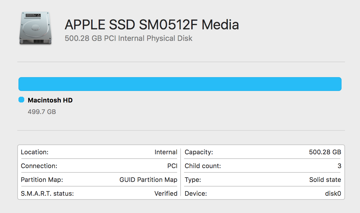 Smart ssd mac
