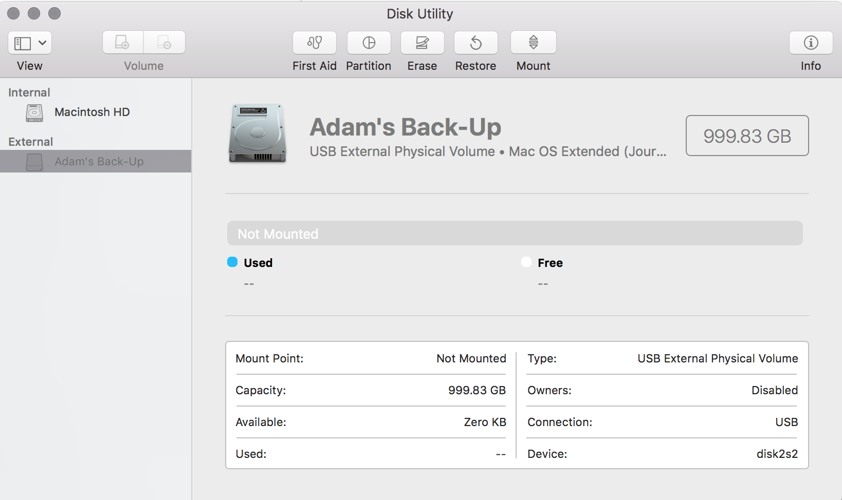 Wd Not Mounting Mac