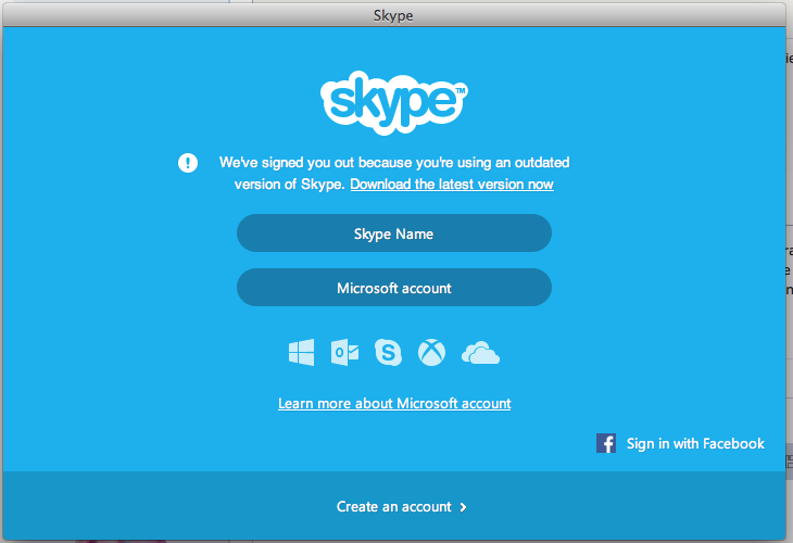 skype pour mac 10.8.5