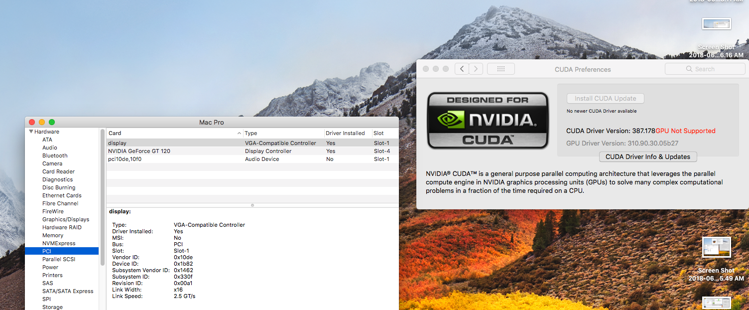 GTX 1070 Ti not recognised in 2009 5 1 Mac Pro MacRumors Forums