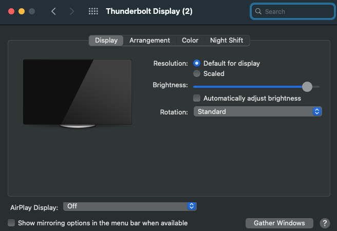 thunderbolt display icon