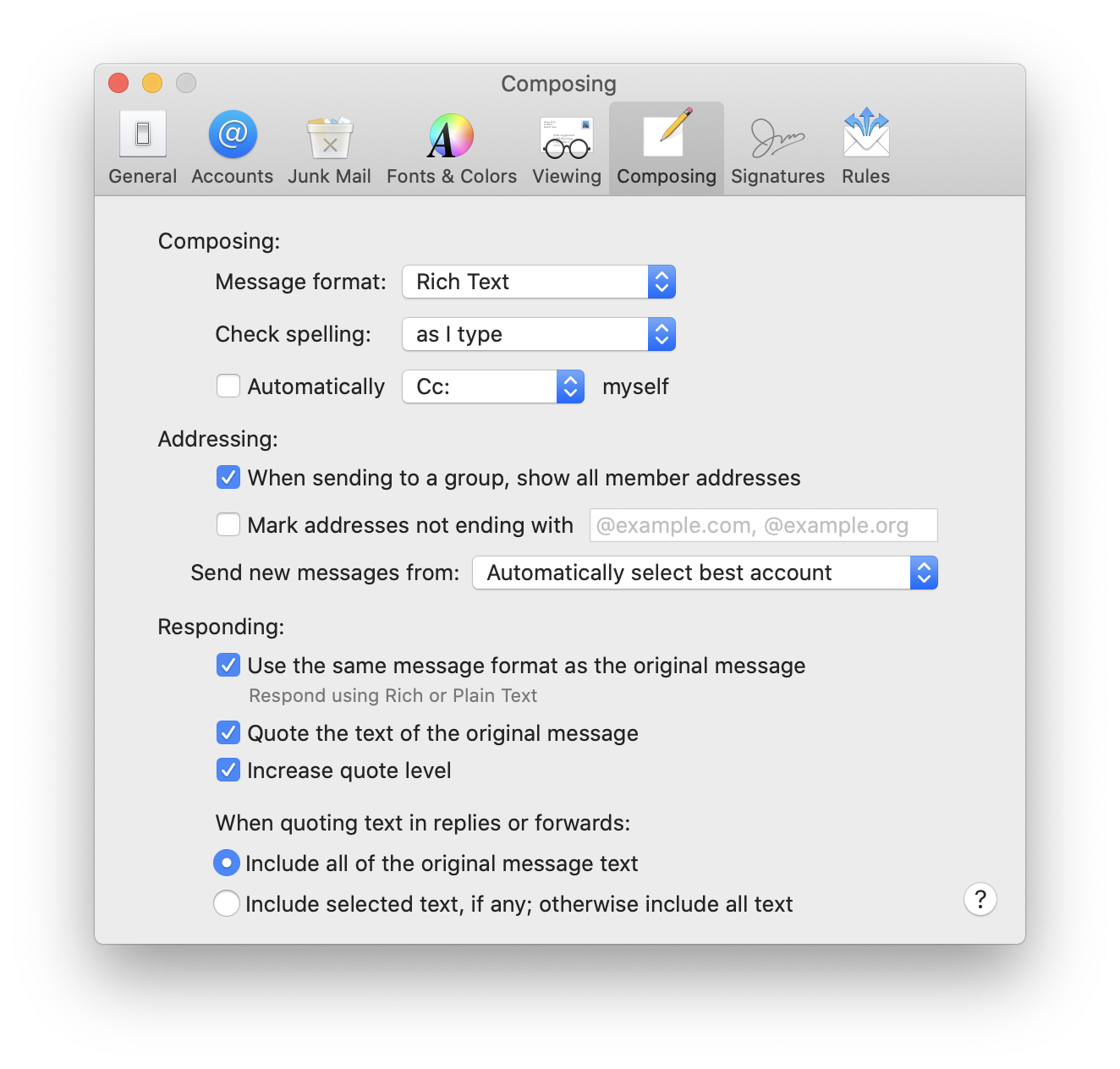 Apple mail sends plaintext instead of rich text macrumors forums