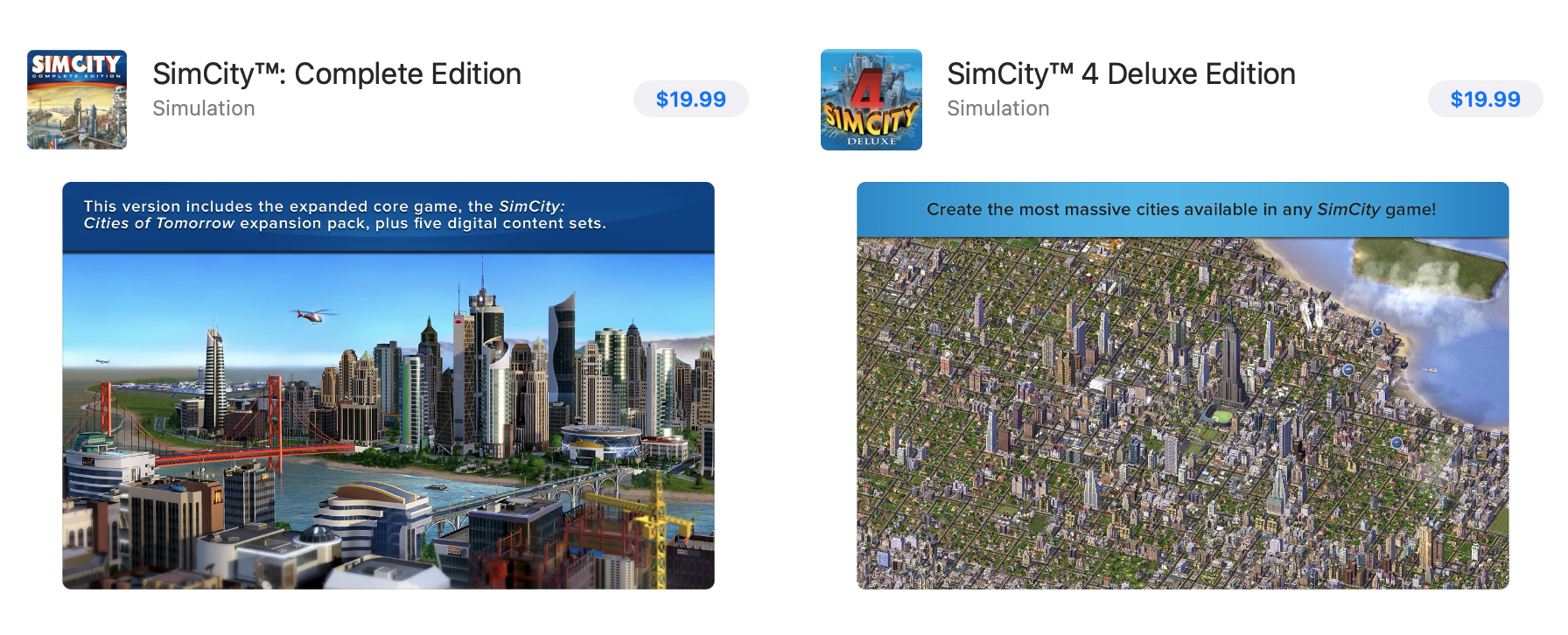 SimCity: Complete Edition VS Deluxe Edition? | MacRumors Forums