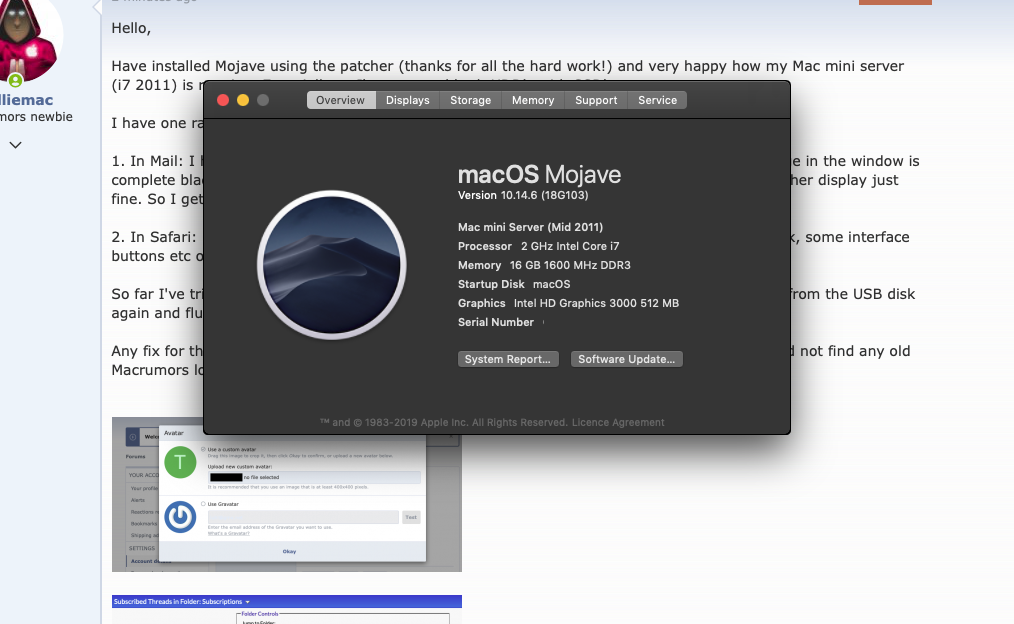 Macos 10 14 Mojave On Unsupported Macs Thread Macrumors Forums