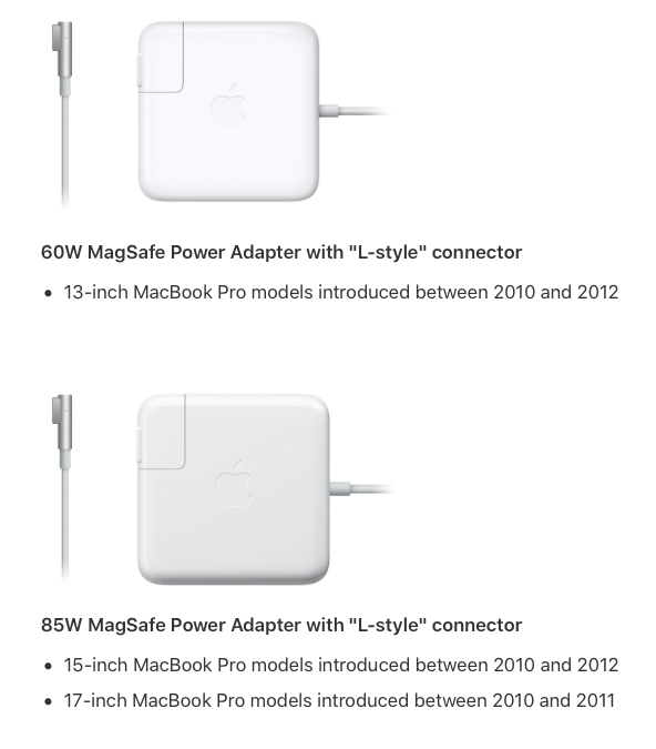 60W MagSafe charger and 85 MagSafe charger | MacRumors Forums