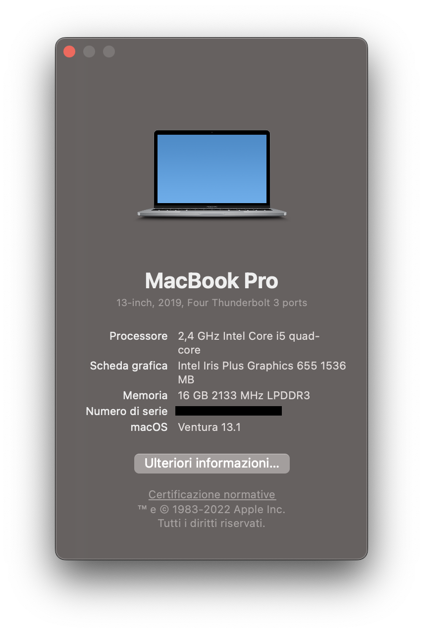 Concerning idle temperatures on macOS Ventura (Intel MacBook Pro