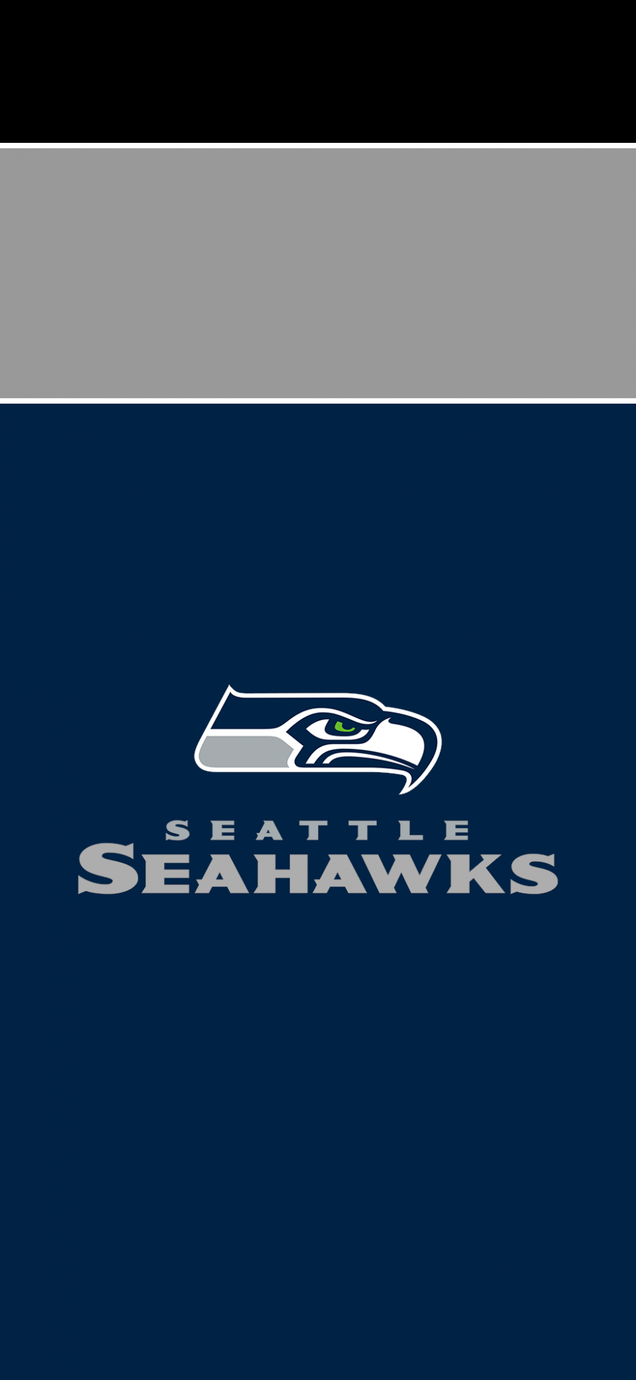 My Seahawks lock screen wallpaper