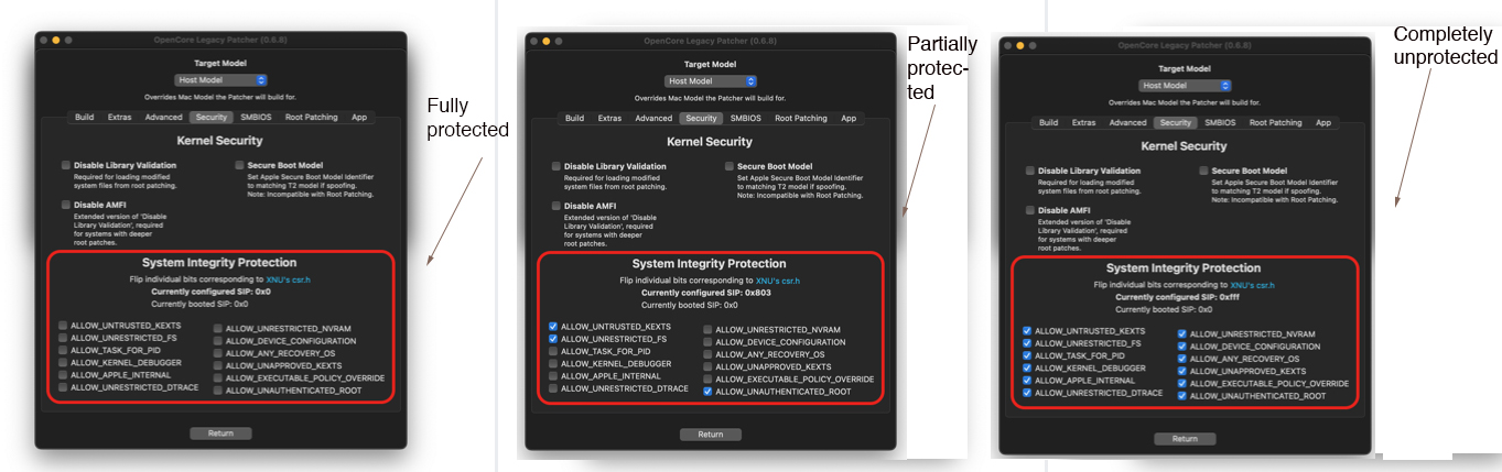 SIP setttings in Open Core Patcher.jpg