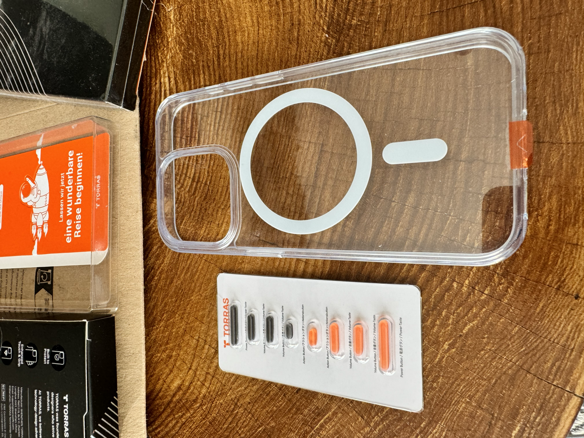 Case for iPhone 15 Pro Silicone Matt Orange Decoded