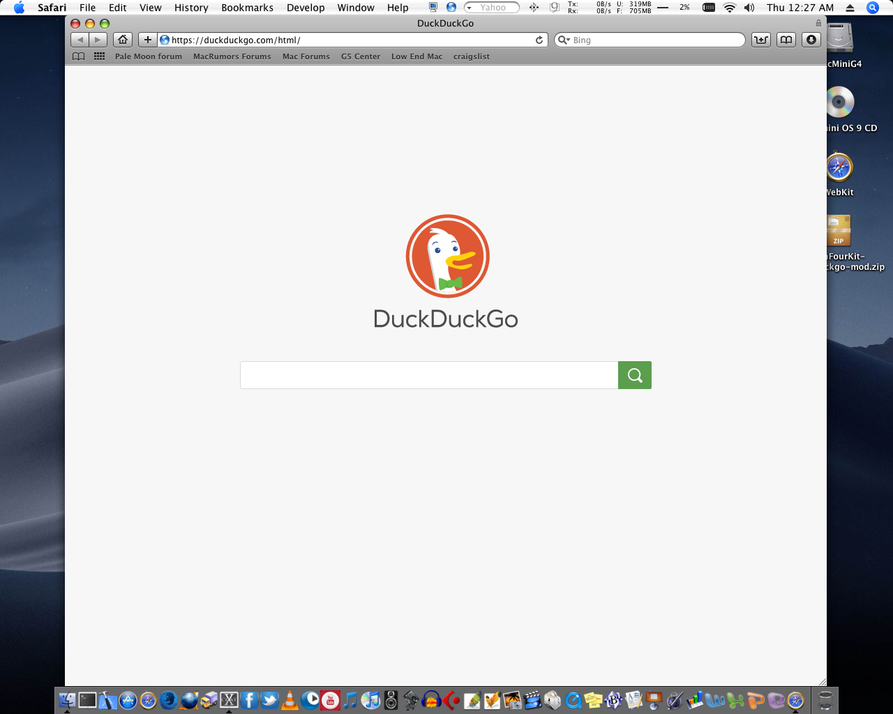 TenFourKit duckduckgo startpage mod MacRumors Forums