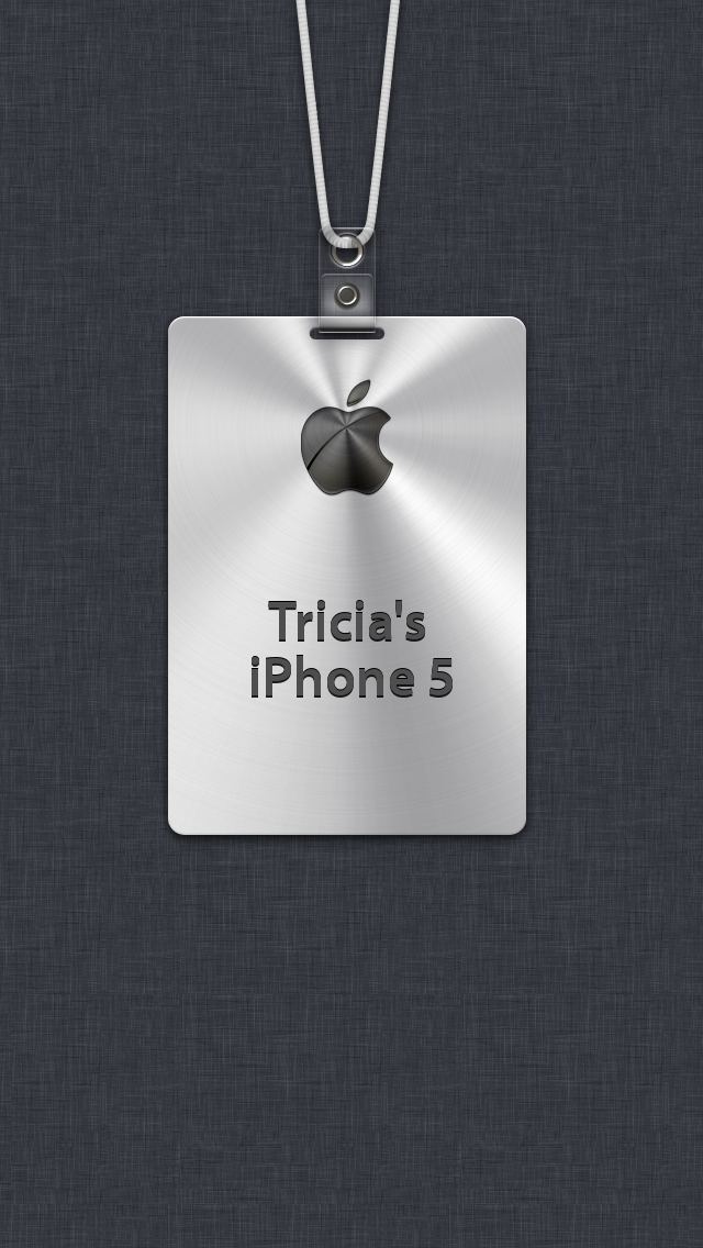 iPhone 5 Wallpapers - 640x1136 Name Badges Only | MacRumors Forums