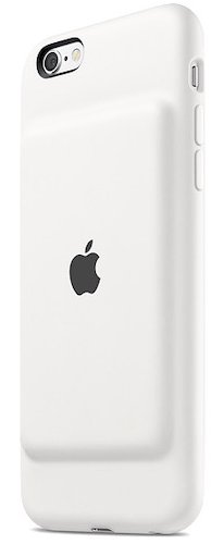 White iPhone Battery Case Lump Welt.gif
