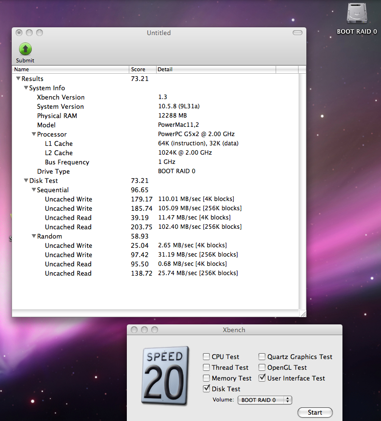 Xbench results 80Gb Baracuda Raid zero.jpg