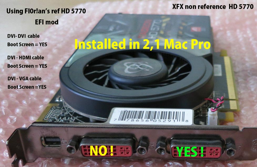 Xfx Radeon Hd 5770 With Mac Pro 1 1 Macrumors Forums