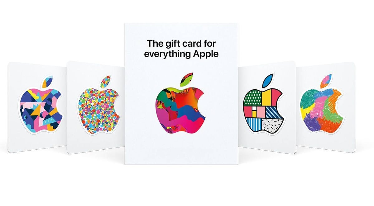  Apple Gift Card - App Store, iTunes, iPhone, iPad, AirPods,  MacBook, accessories and more : Gift Cards