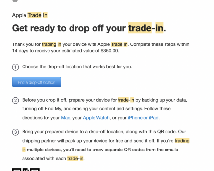 how to prepare mac for trade in